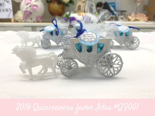 Idea de favor de fiesta de quinceañera #QF001 