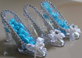 Load image into Gallery viewer, 4&quot; Plastic Cinderella Slipper Favors (12 Pcs)
