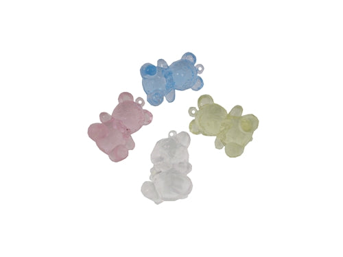 Load image into Gallery viewer, 1&quot; Small Clear Baby Shower Bear (12 Pcs)
