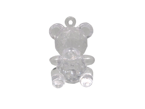 Oso transparente pequeño para baby shower de 1