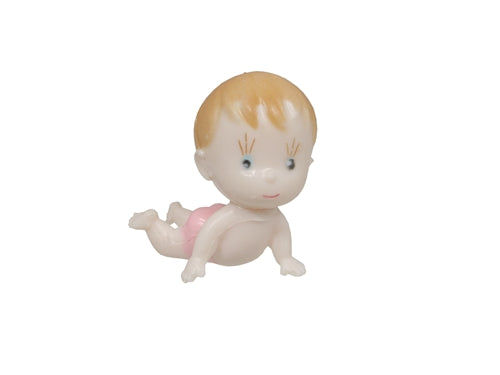 1.75" Small Plastic Crawling Baby (12 Pcs)