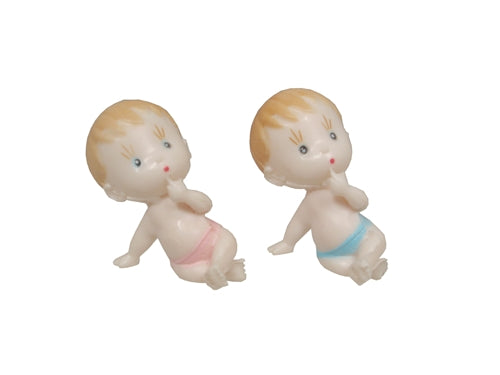 2" Small Plastic Sitting Baby (12 Pcs)