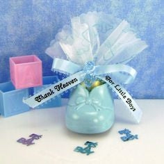 3" Medium Baby Shower Booties (12 Pcs)