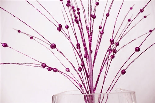 35" Sparkle Beaded Floral Spray (1 Pc)