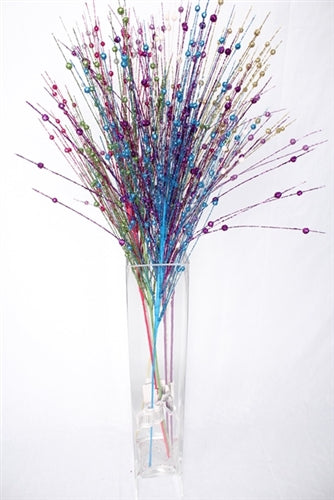 Load image into Gallery viewer, 35&quot; Sparkle Beaded Floral Spray (1 Pc)
