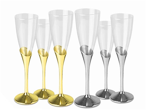 Load image into Gallery viewer, 9&quot; Plastic Toasting Goblets (12 Pcs)
