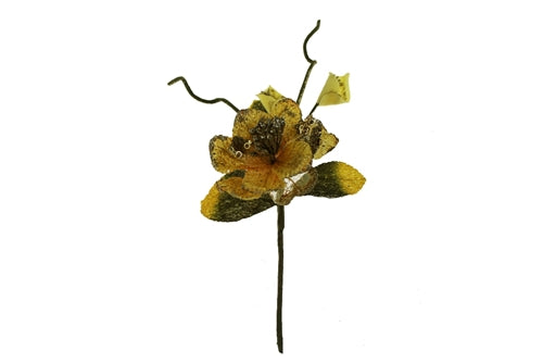 LIQUIDACIÓN - Flor de magnolia súper brillante de 16