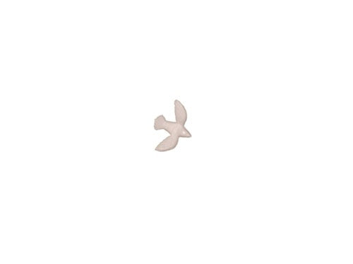 3/4" Small Plastic Miniature Doves (12 Pcs)