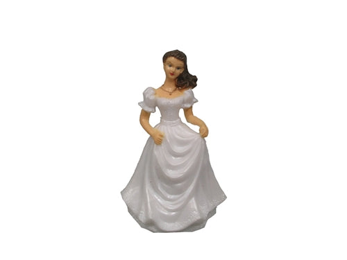 3" Small Plastic Quinceanera Doll (12 Pcs)