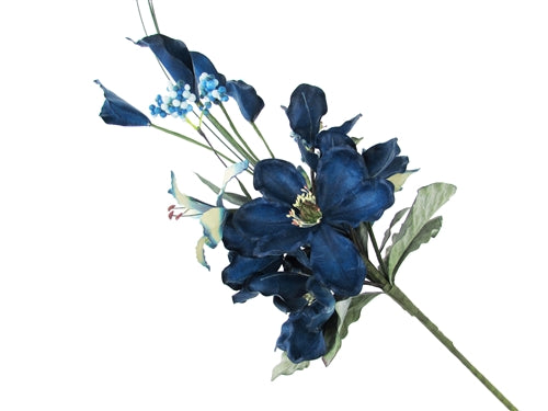 Ramo de flores de lirio de cala y magnolia topiaria de látex de 26" (1)