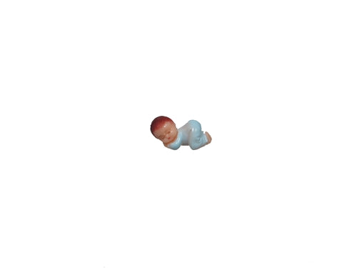 Figuras de bebé durmiendo de plástico extra pequeño de 1" (12)