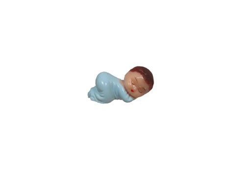 1.5" Small Plastic Sleeping Baby Figurines (12 Pcs)