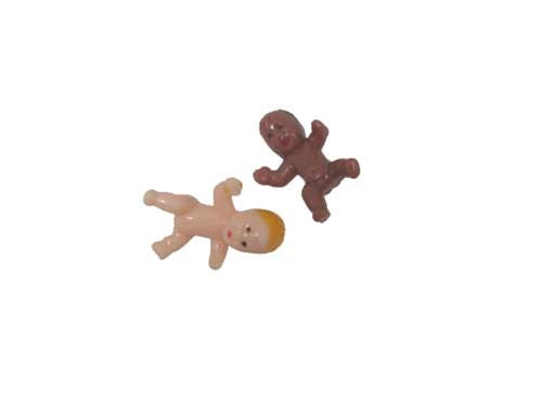 1.25" Small Plastic Baby Figurines (12 Pcs)