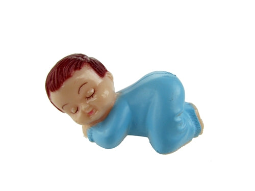 2.5" Medium Plastic Sleeping Baby Figurines (12 Pcs)