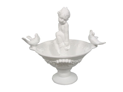 4.75" Boy w/ Doves in Holy Water Bath Figurines (12 Pcs)