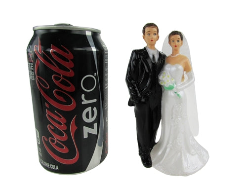 5" Plastic Wedding Couple Figurines