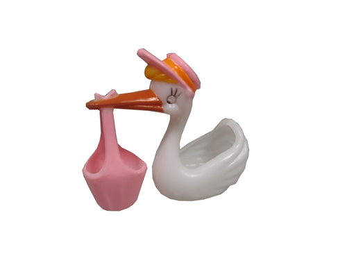 Cigüeñas medianas para baby shower de 2.75" (12)