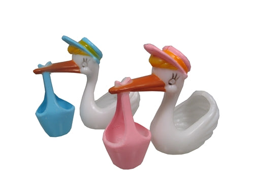 2.75" Medium Baby Shower Storks (12 Pcs)