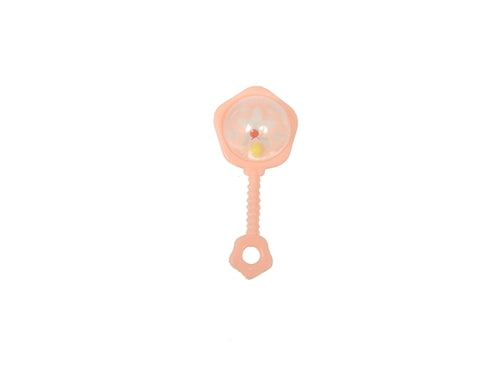 Sonajeros medianos transparentes para baby shower de 2.75" (12)