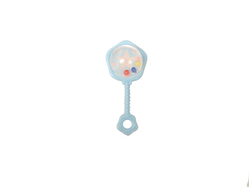 Sonajeros medianos transparentes para baby shower de 2.75" (12)