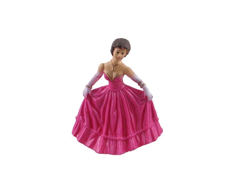 Muñeca de Quinceañera de Plástico Mediana de 3.75" (12)