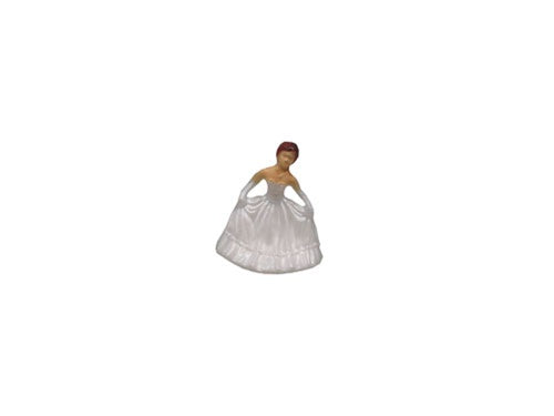 1" X-Small Plastic Quinceanera Doll - Bowing (12 Pcs)