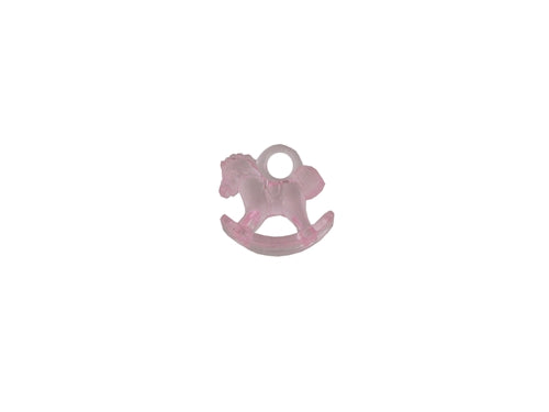 Caballos pequeños transparentes para baby shower de 1" (12)