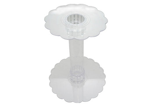 Load image into Gallery viewer, 10&quot; Large Plastic Clear Tower Base (12 Pcs)
