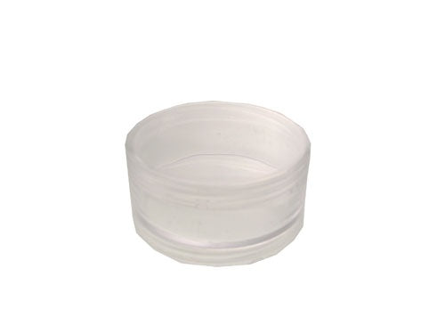 Caja de recuerdos redonda transparente de 2.25" - Tapa giratoria (12)