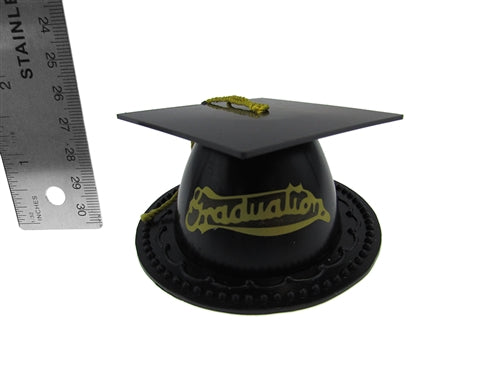 Caja plástica para sombreros de graduación de 3.5" (12)