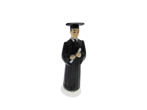 4.5" Plastic Graduation Figurine (12 Pcs)