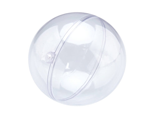 Load image into Gallery viewer, 80mm Clear Plastic Fillable Ornament Balls (12 Pack)
