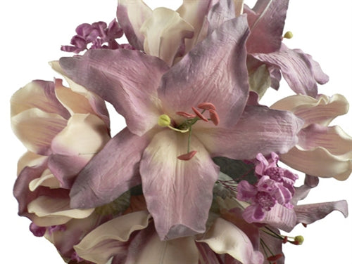 Load image into Gallery viewer, 20&quot; Latex Magnolia &amp; Lily Flower Bunch (1 Pc)
