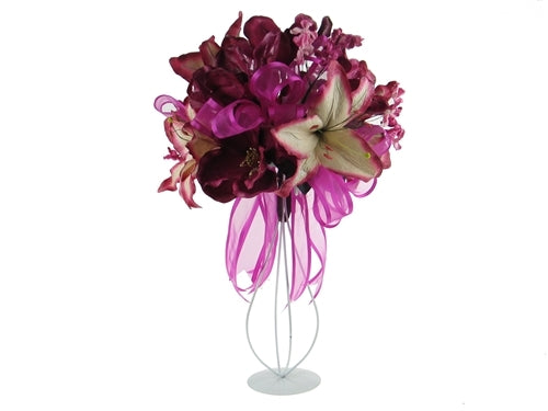 Load image into Gallery viewer, 20&quot; Latex Magnolia &amp; Lily Flower Bunch (1 Pc)

