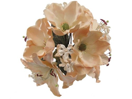 Load image into Gallery viewer, 20&quot; Latex Magnolia &amp; Lily Flower Bunch (1 Pc)
