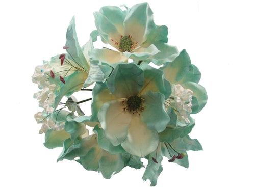 Load image into Gallery viewer, 20&quot; Latex Magnolia &amp; Lily Flower Bunch (1 Pc)

