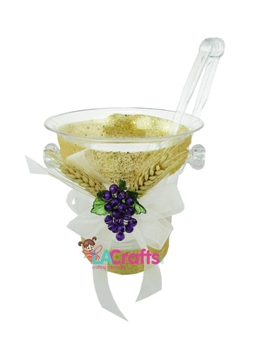 Load image into Gallery viewer, 6&quot; Plastic Ice Bucket w/ Tongs (12 Pcs)
