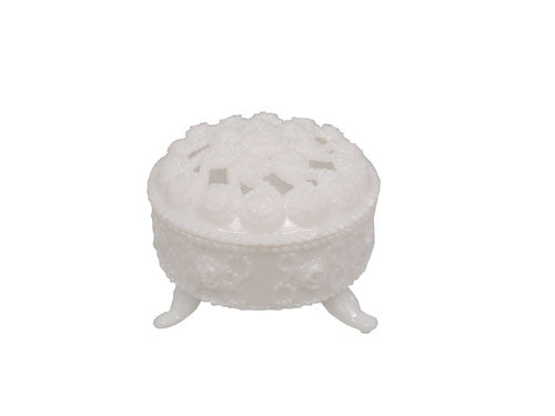 2" Elegant Round Favor Box w/ 4 Pronged Legs (12 Pcs)