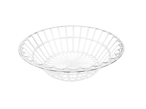 9" Plastic Chip/Tortilla Basket Holder - Mesh Design (12 Pcs)
