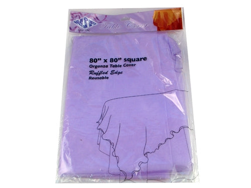 Load image into Gallery viewer, 80&quot; x 80&quot; Organza Table Cover Overlays (1 Pc)
