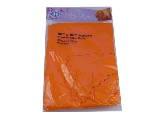 Load image into Gallery viewer, 80&quot; x 80&quot; Organza Table Cover Overlays (1 Pc)
