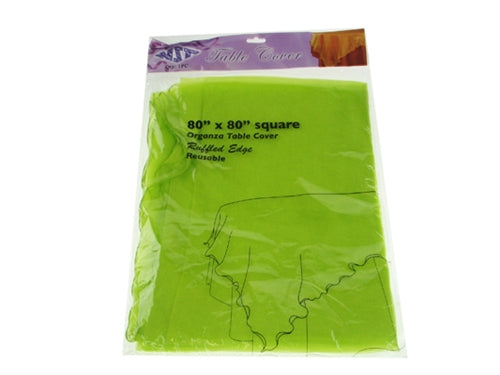 Load image into Gallery viewer, 80&quot; x 80&quot; Organza Table Cover Overlays (1 Pc)
