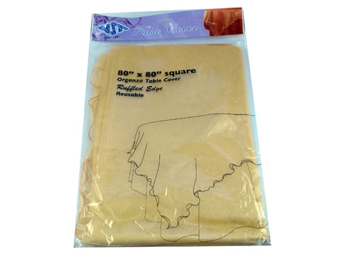 Load image into Gallery viewer, 80&quot; x 80&quot; Organza Table Cover Overlays (1 Pc)
