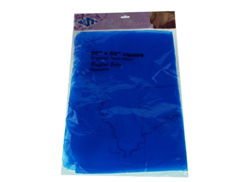 Load image into Gallery viewer, 80&quot; x 80&quot; Organza Table Cover Overlays (1 Pc)
