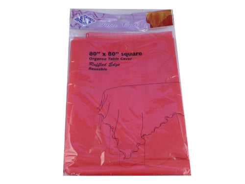 Load image into Gallery viewer, 80&quot; x 80&quot; Organza Table Cover Overlays (1 Pc)

