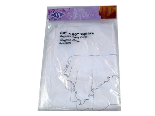 Load image into Gallery viewer, 80&quot; x 80&quot; Organza Table Cover Overlays (1 Pc)
