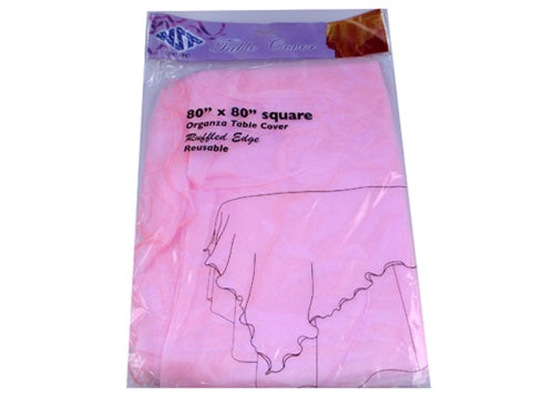 Load image into Gallery viewer, 80&quot; x 80&quot; Organza Table Cover Overlays (1 Pc)
