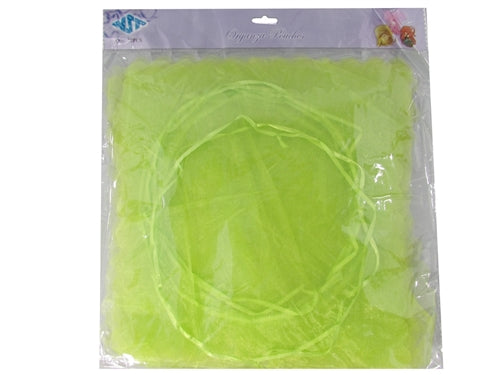 Load image into Gallery viewer, CLEARANCE - 12&quot; Organza Pouches w/ Wave Edges &amp; Ribbon Tie (12 Pcs)
