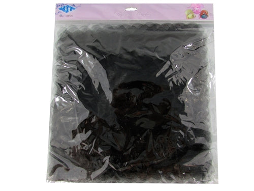 LIQUIDACIÓN - Bolsas de organza de 12" con bordes ondulados y lazo de cinta (12 piezas)