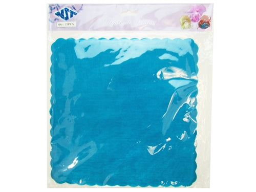LIQUIDACIÓN - Envoltura de organza de 9" con bordes ondulados (25 piezas)